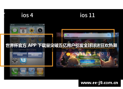 世界杯官方 APP 下载量突破五亿用户引发全球球迷狂欢热潮